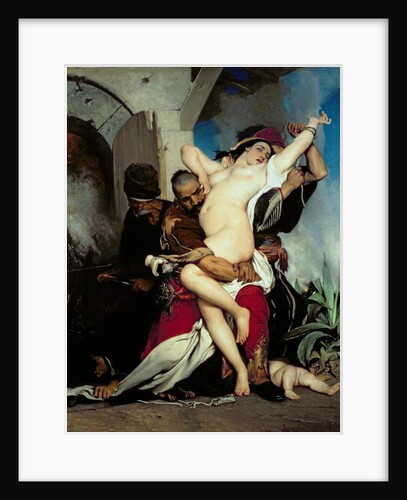 The Abduction of a Herzegovenian Woman, 1861 by Jaroslav Cermak