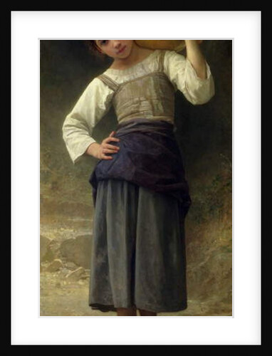 The Water Girl 1885 by William-Adolphe Bouguereau