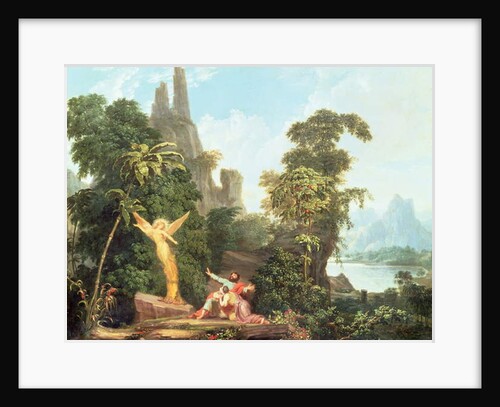 The Angel Appearing to Manoah by School American