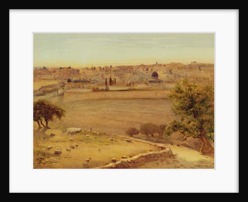 Jerusalem from the Mount of Olives by Stanley Inchbold