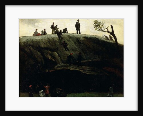 Boys Sliding, c.1897 by William James Glackens