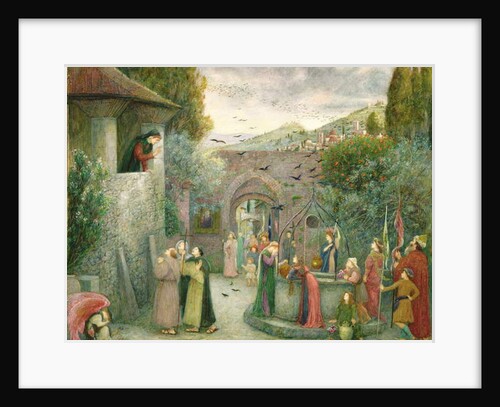 The Pilgrim Folk, 1914 by Marie Spartali Stillman