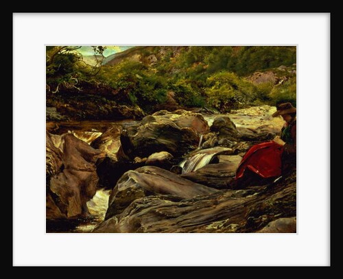 The Waterfall, 1853 by John Everett Millais