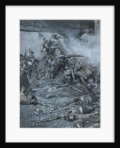 Drake's Attack upon St. Domingo in 1585 by Howard Pyle