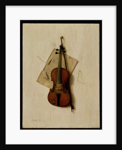 The Old Violin, 1888 by Jefferson David Chalfant
