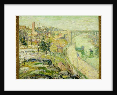 Washington Bridge, New York City, c.1915-25 by Ernest Lawson