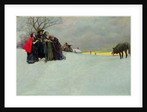 A Wolf Had Not Been Seen in Salem for Thirty Years, 1909 by Howard Pyle