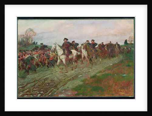 The Retreat through the Jerseys by Howard Pyle