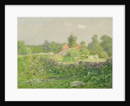 Landscape and Farm, c.1895 by Julian Alden Weir