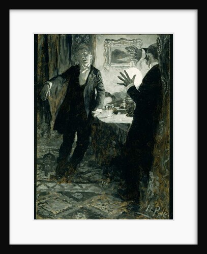 He Put the Glass to his Lips and Drank at one Gulp by Howard Pyle