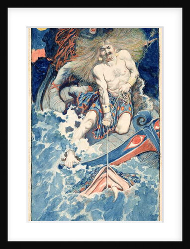 The Fishing of Thor and Hymir by Howard Pyle