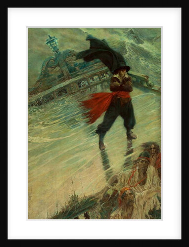 The Flying Dutchman, published in Collier's Weekly, December 8, 1900 by Howard Pyle