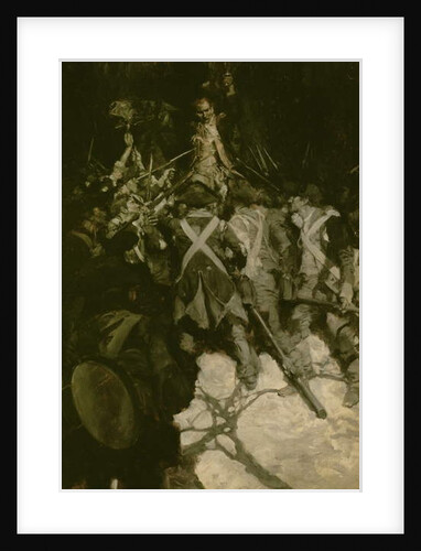 General Wayne Endeavoring to Quell the Mutiny of the Pennsylvania Regiments at Morristown, N.J. 1781 by Howard Pyle