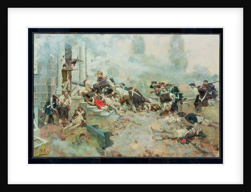 The Attack Upon the Chew House by Howard Pyle