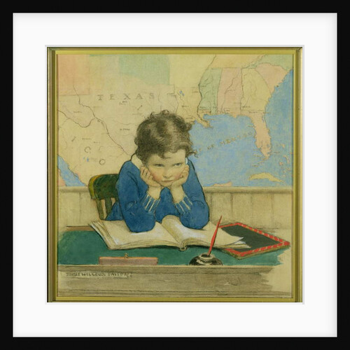 Cover illustration for Good Housekeeping magazine, October 1928 by Jessie Willcox Smith