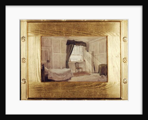 William Blake's Workroom and Deathroom, c1880 by Frederic James Shields
