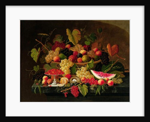 Still Life with Fruit by Severin Roesen