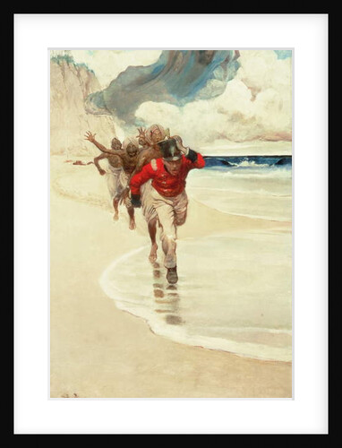 We Started to Run Back to the Raft for our Lives by Howard Pyle