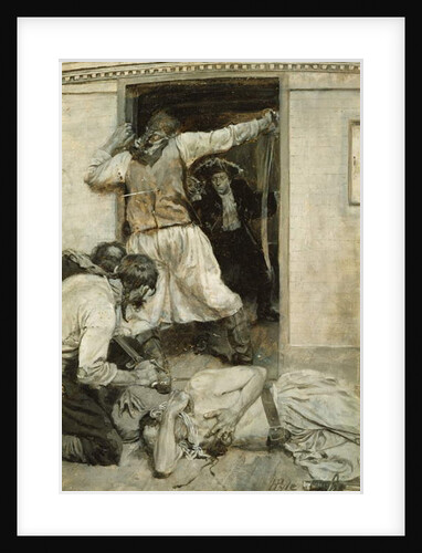 I Saw him Pass his Sword through the Mate's Body by Howard Pyle