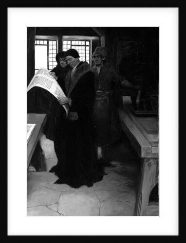 Caxton at His Press, 1902 by Howard Pyle