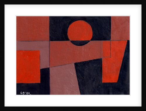 Related Reds with Black, 1999 by George Dannatt