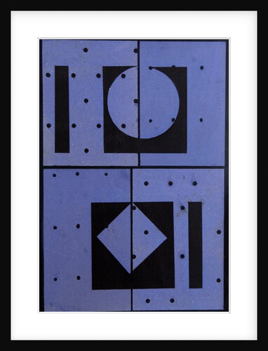 Collage, Blue Mercato, 2004 by George Dannatt