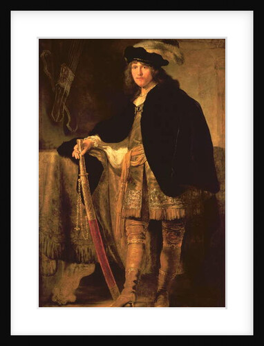 Portrait of a Young Man with a Sword, c.1635-40 by Ferdinand Bol