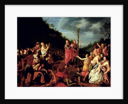 Moses and the Brazen Serpent, 1640 by Adriaen I van Nieulandt
