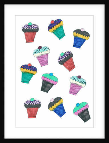 Cupcakes, 2017 by Daisy de Villeneuve