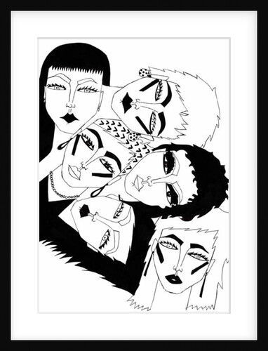 Faces, 2017 by Daisy de Villeneuve