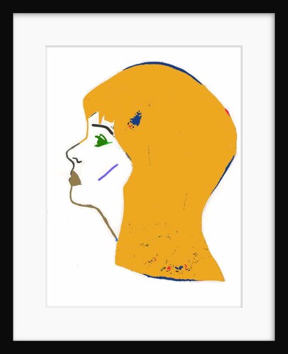 Yellow Head,2017 by Daisy de Villeneuve