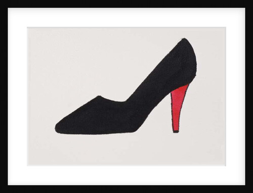 Black High Heel, 2017 by Daisy de Villeneuve