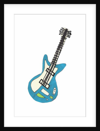 Blue Guitar, 2017 by Daisy de Villeneuve