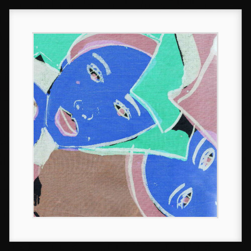 Blue Faces, 2017 by Daisy de Villeneuve