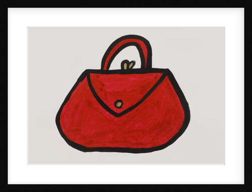 Red Handbag, 2017 by Daisy de Villeneuve