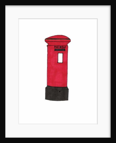 Red Postbox, 2017 by Daisy de Villeneuve
