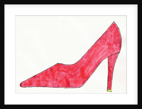 Red Shoe, 2017 by Daisy de Villeneuve