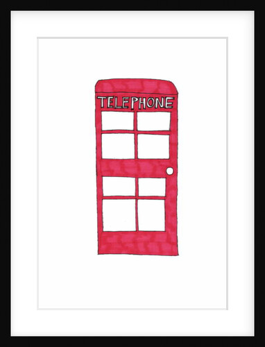 Red Telephone, 2017 by Daisy de Villeneuve