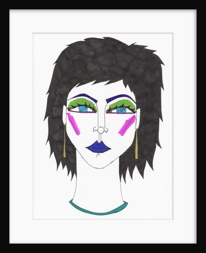 Girl with Blue EyesBlue hair by Daisy de Villeneuve