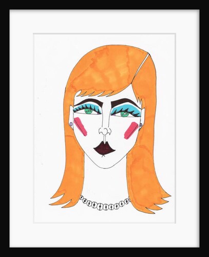 Blonde GirlBlue hair by Daisy de Villeneuve