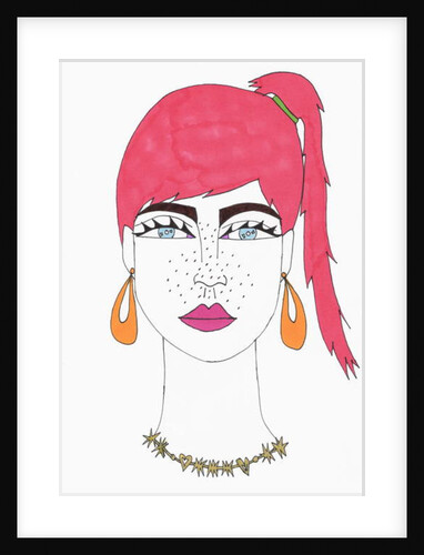 Girl with Freckles by Daisy de Villeneuve