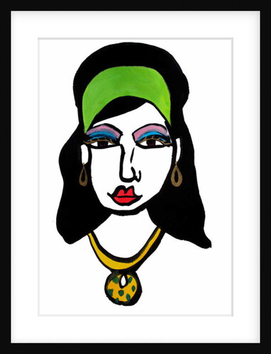 Girl with Green Hairband by Daisy de Villeneuve