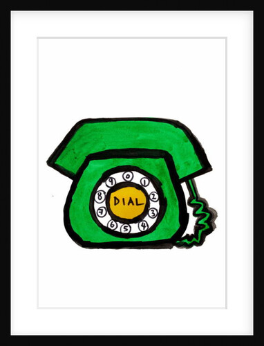 Green Telephone by Daisy de Villeneuve