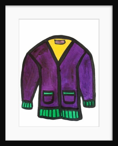 Purple Cardigan by Daisy de Villeneuve