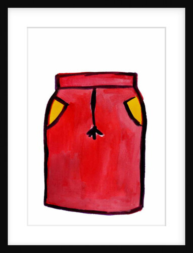 Red Skirt by Daisy de Villeneuve