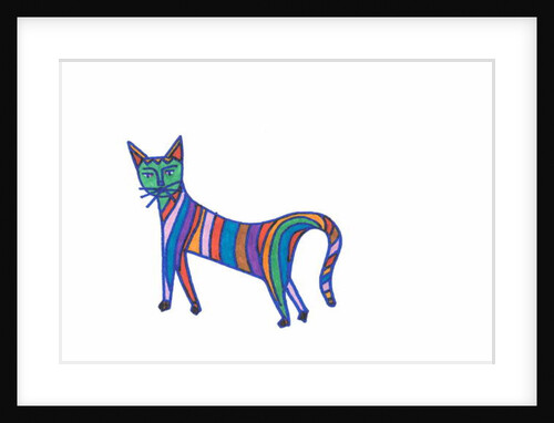 Rainbow Cat by Daisy de Villeneuve