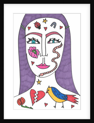 Tattoo Face by Daisy de Villeneuve