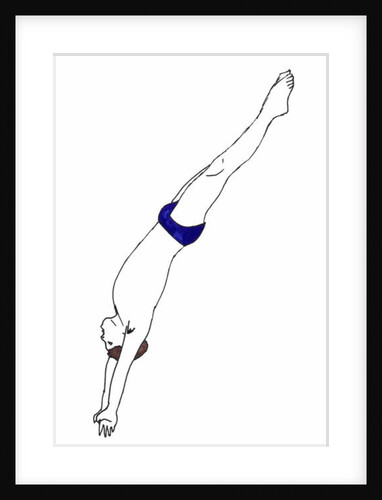 Diver, 2012 by Daisy de Villeneuve