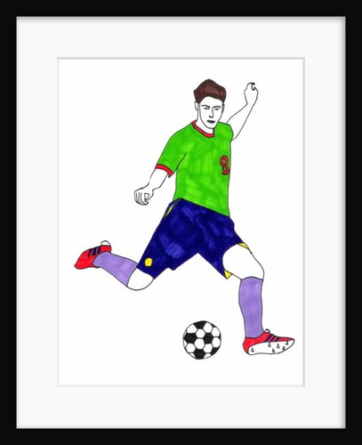 Footballer, 2012 by Daisy de Villeneuve