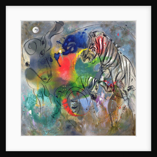 Zebra Mares, 1988 by Jane Deakin